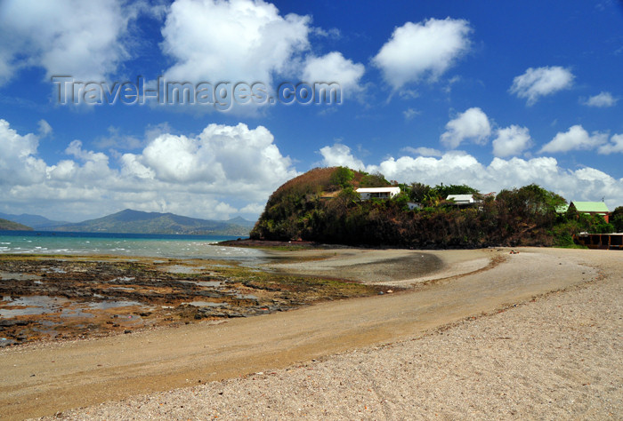mayotte58: Dzaoudzi, Petite-Terre, Mayotte: beach and 'le Rocher' - Plage du Faré - Boulevard des Crabes - photo by M.Torres - (c) Travel-Images.com - Stock Photography agency - Image Bank