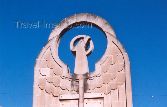 melilla1: Spain - Melilla: Franco's heritage - Spanish Eagle at the Legion monument | monumento a la Legión - Águila fascista - photo by M.Torres - (c) Travel-Images.com - Stock Photography agency - Image Bank