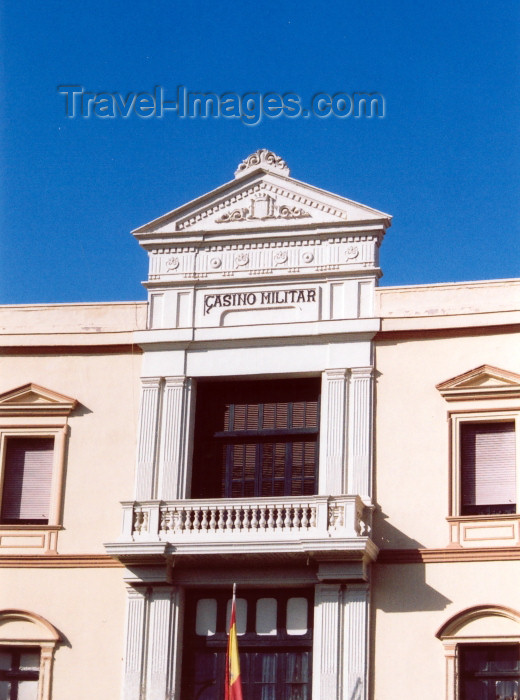 melilla2: Melilla: balcony of the Military casino / casino militar - arquitecto Enrique Nieto y Nieto - photo by M.Torres - (c) Travel-Images.com - Stock Photography agency - Image Bank