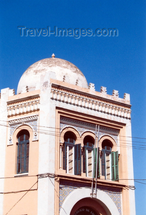 melilla21: Melilla: central mosque - architect Enrique Nieto y Nieto / Mezquita central - photo by M.Torres - (c) Travel-Images.com - Stock Photography agency - Image Bank