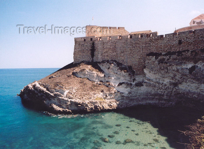 melilla46: Melilla: northern bastion over Galapagos cove / Torreón norte - ensenada de los galapagos - photo by M.Torres - (c) Travel-Images.com - Stock Photography agency - Image Bank