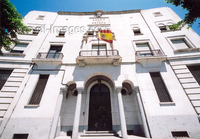 melilla66: Melilla: Bank of Spain building - Plaza de España / Banco de España - photo by M.Torres - (c) Travel-Images.com - Stock Photography agency - Image Bank