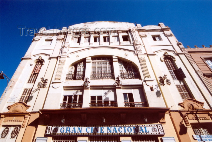 melilla67: Melilla: Cinema - Gran Cine Nacional - architect Enrique Nieto y Nieto - Calle Cándido Lobera - photo by M.Torres - (c) Travel-Images.com - Stock Photography agency - Image Bank