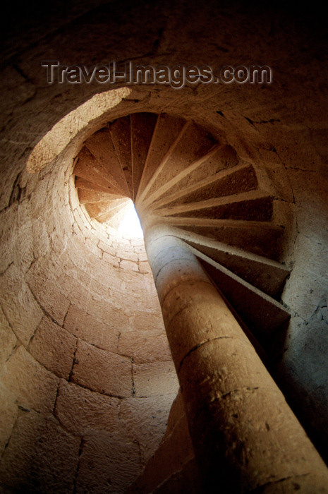 mexico276: Mexico - Bahia De Los Angeles (Baja California): circular staircase - spiral - photo by G.Friedman - (c) Travel-Images.com - Stock Photography agency - Image Bank