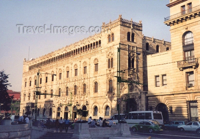 mexico33: Mexico City: the Venetian inspired central post office - architect: Adamo Boari / Correo Central - photo by M.Torres - (c) Travel-Images.com - Stock Photography agency - Image Bank