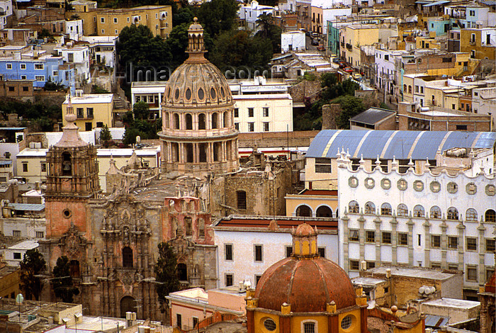 mexico356: Guanajuato City: Church of la Compania de Jesus - UNESCO World Heritage Site - photo by Y.Baby - (c) Travel-Images.com - Stock Photography agency - Image Bank