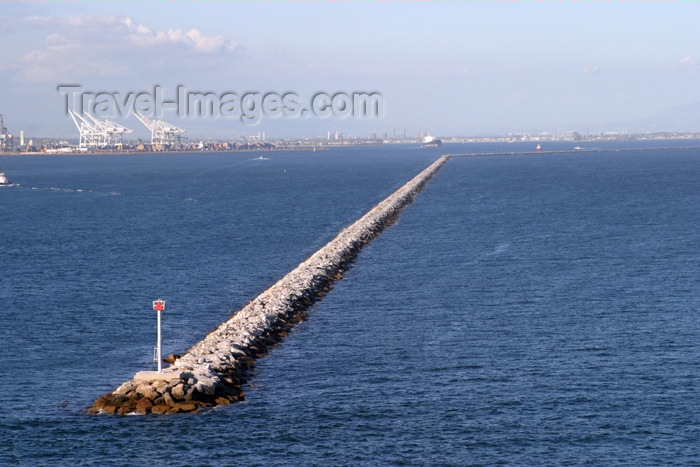 mexico56: Mexico - Ensenada / ESE (Baja California state): Rocky Mile Bay - long pier - photo by C.Palacio - (c) Travel-Images.com - Stock Photography agency - Image Bank