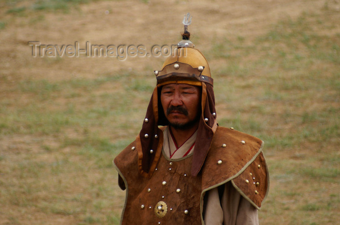 mongolia153: Ulan Bator / Ulaanbaatar, Mongolia: Mongolian warrior - cavalry charge to celebrate the 800th anniversary of the Mongolian state -  - photo by A.Ferrari - (c) Travel-Images.com - Stock Photography agency - Image Bank