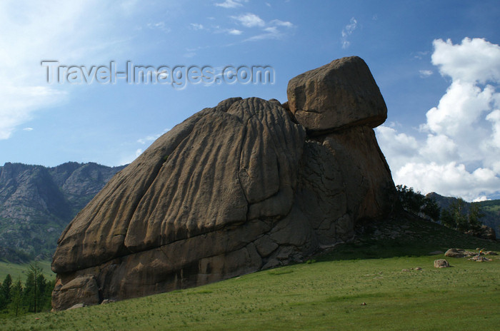 mongolia162: Gorkhi-Terelj National Park, Tov province, Mongolia: Turtle Rock - Melkhii Khad - photo by A.Ferrari - (c) Travel-Images.com - Stock Photography agency - Image Bank