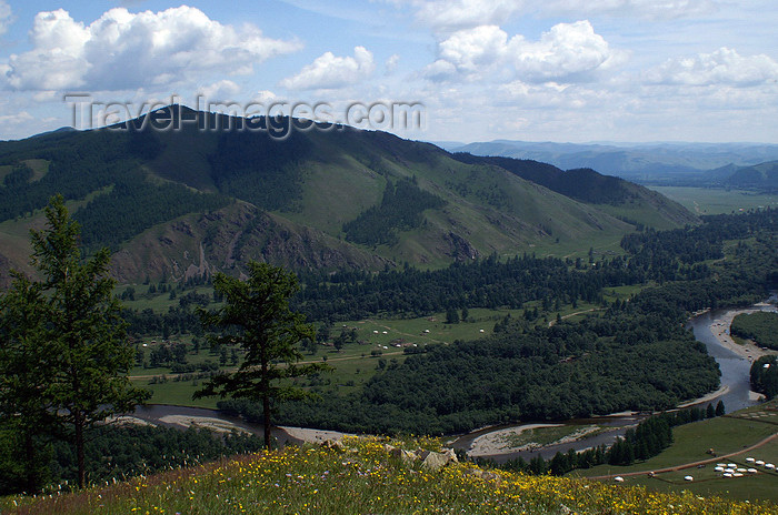 mongolia170: Gorkhi-Terelj National Park, Tov province, Mongolia: mountain landscape - Terelj Gol river dale - photo by A.Ferrari - (c) Travel-Images.com - Stock Photography agency - Image Bank