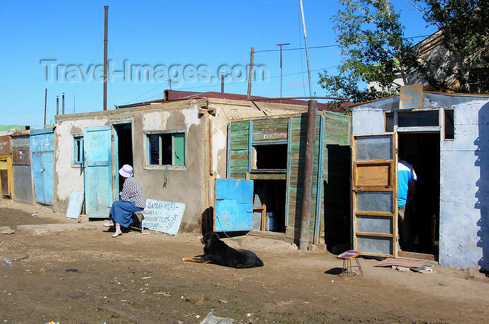 mongolia177: Gobi desert, southern Mongolia: Mandalgobi - shops - photo by A.Ferrari - (c) Travel-Images.com - Stock Photography agency - Image Bank