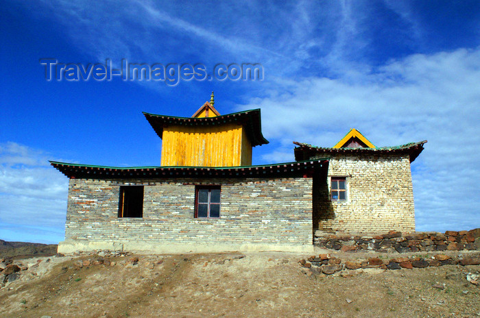 mongolia221: Gobi desert, southern Mongolia: new monastery, Ongiin Khiid - photo by A.Ferrari - (c) Travel-Images.com - Stock Photography agency - Image Bank