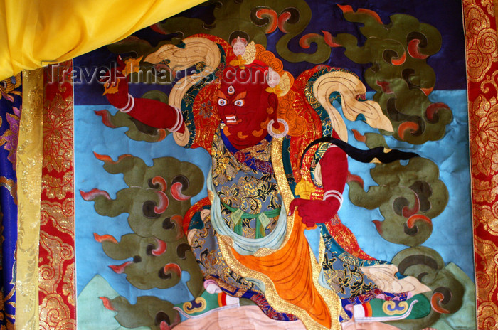mongolia234: Khogno Khan Uul, central Mongolia: Virupaksha, Guardian King of the west inside a temple in Ovgon Khiid - photo by A.Ferrari - (c) Travel-Images.com - Stock Photography agency - Image Bank