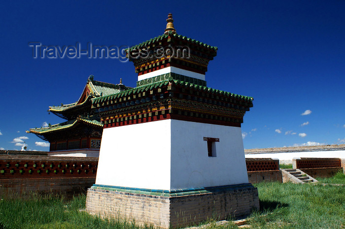 mongolia244: Karakorum, central Mongolia: Erdene Zuu monastery, Kharkhorin - cubic stupa - photo by A.Ferrari - (c) Travel-Images.com - Stock Photography agency - Image Bank