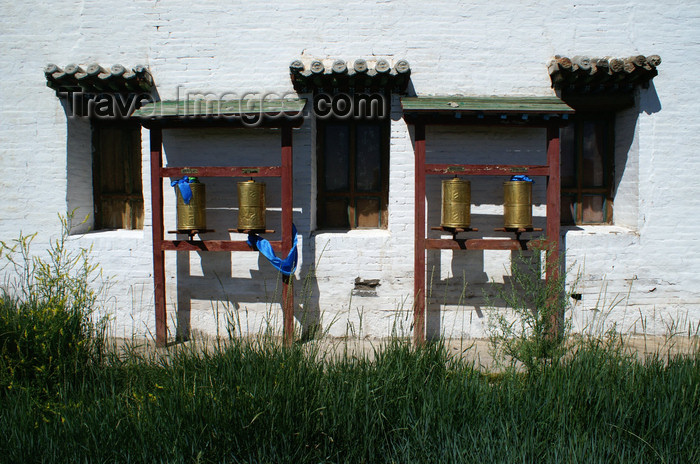 mongolia250: Karakorum, central Mongolia: Erdene Zuu monastery, Kharkhorin - prayer wheels outside Laviran Sum - photo by A.Ferrari - (c) Travel-Images.com - Stock Photography agency - Image Bank