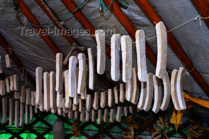 mongolia294: Khorgo-Terkhiin Tsagaan Nuur NP, Mongolia: yak cheese in a ger - photo by A.Ferrari - (c) Travel-Images.com - Stock Photography agency - Image Bank