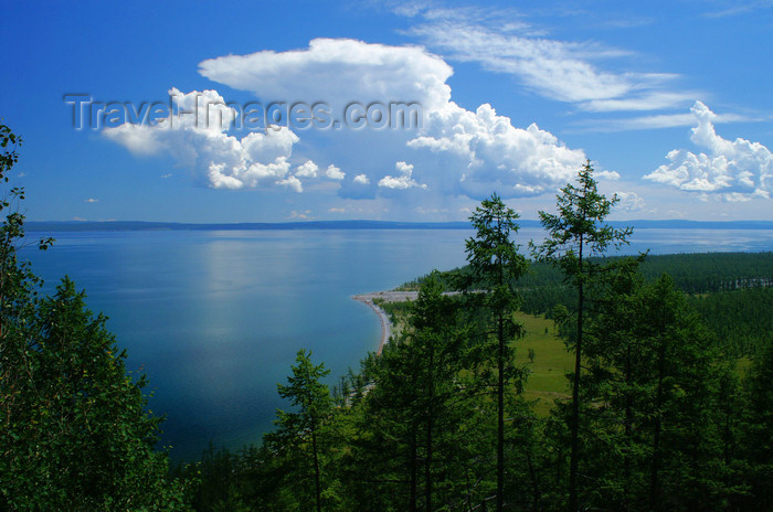 mongolia323: Khövsgöl lake / Nuur, Khövsgöl province, Mongolia: the lake seen from the surrounding hills - photo by A.Ferrari - (c) Travel-Images.com - Stock Photography agency - Image Bank