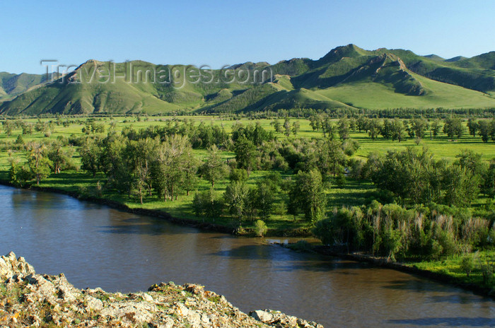 mongolia331: Khövsgöl province, Mongolia: Selenge river and its valley, near Ikh Uul - photo by A.Ferrari - (c) Travel-Images.com - Stock Photography agency - Image Bank