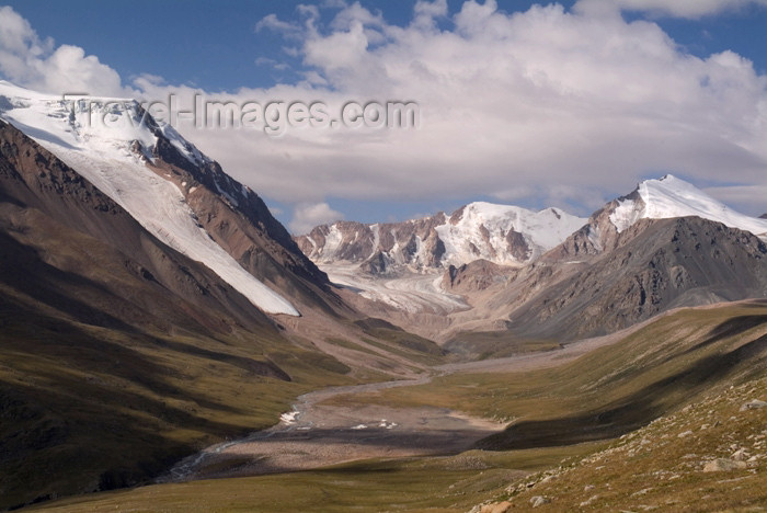 mongolia40: Mongolia - Kharakhira mountains - western Mongolia - northeastern Mongolian Altai: Deglee Tsagaan glacier - photo by A.Summers - (c) Travel-Images.com - Stock Photography agency - Image Bank