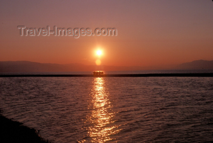 mongolia42: Mongolia - Ureg lake, Altai: sunset - 20 miles from Russia - photo by A.Summers - (c) Travel-Images.com - Stock Photography agency - Image Bank