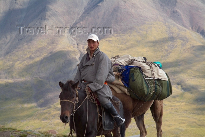 mongolia58: Mongolia - Uvs province: hearder with a camel - photo by A.Summers - (c) Travel-Images.com - Stock Photography agency - Image Bank