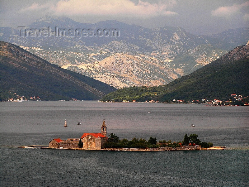 montenegro1: Montenegro - Crna Gora  - Outside Tivat: islet of St Mark / Sveti Marko - Boka bay - photo by J.Kaman - (c) Travel-Images.com - Stock Photography agency - Image Bank