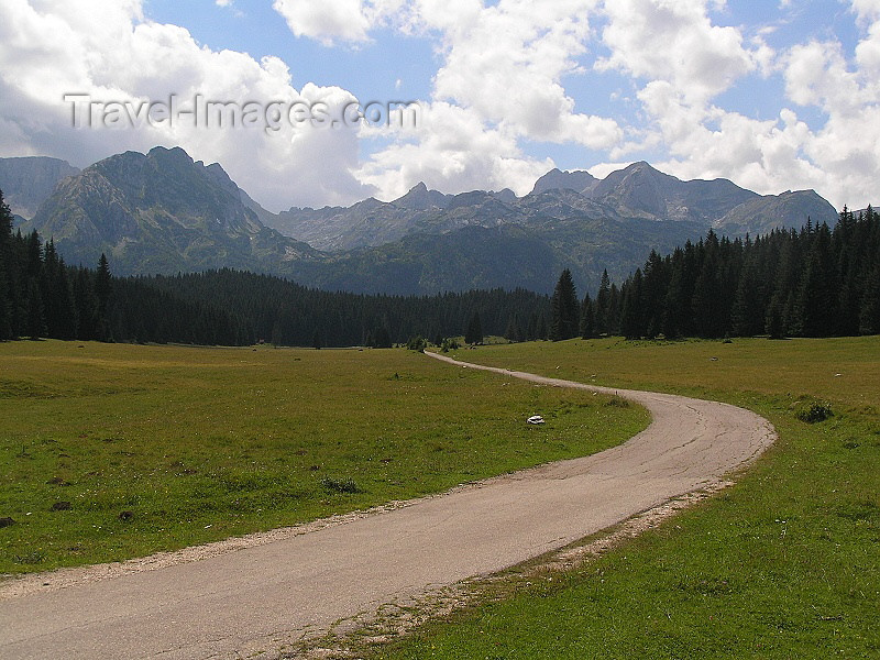 montenegro148: Montenegro - Crna Gora - Durmitor  national park: empty road - photo by J.Kaman - (c) Travel-Images.com - Stock Photography agency - Image Bank