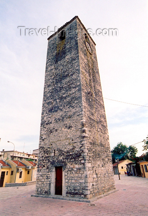 montenegro163: Montenegro - Crna Gora - Podgorica / Titograd / TGD: clock tower - photo by M.Torres - (c) Travel-Images.com - Stock Photography agency - Image Bank