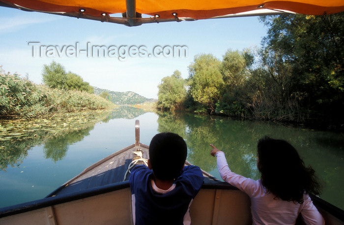 montenegro203: Montenegro - Lake Skadar: children boating on the lake - photo by D.Forman - (c) Travel-Images.com - Stock Photography agency - Image Bank