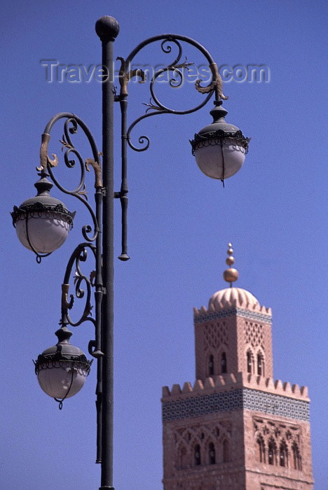 moroc118: Morocco / Maroc - Marrakesh: La Koutoubia - Medina of Marrakech - UNESCO World Heritage Site - photo by F.Rigaud - (c) Travel-Images.com - Stock Photography agency - Image Bank