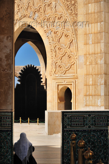 moroc142: Casablanca, Morocco: Hassan II Mosque - insight - photo by M.Torres - (c) Travel-Images.com - Stock Photography agency - Image Bank
