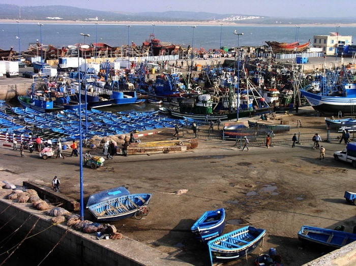 moroc184: Morocco / Maroc - Mogador / Essaouira: the port - photo by J.Kaman - (c) Travel-Images.com - Stock Photography agency - Image Bank