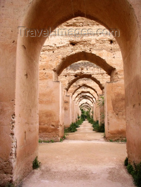moroc263: Morocco / Maroc - Meknes: Ismail's granaries - Heri es-Souani Heri - film location for 'The Last Temptation of Christ' by Martin Scorcese - photo by J.Kaman - (c) Travel-Images.com - Stock Photography agency - Image Bank