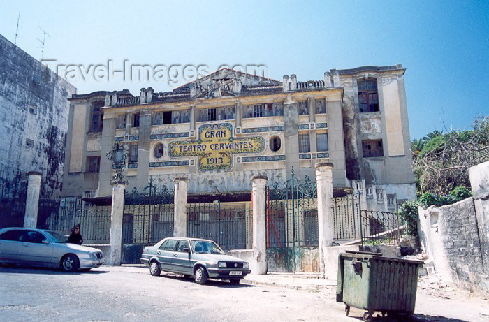 moroc28: Morocco / Maroc - Tangier / Tanger: bleak days for Teatro Cervantes - photo by M.Torres - (c) Travel-Images.com - Stock Photography agency - Image Bank