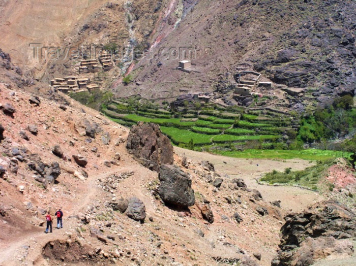 moroc293: Morocco / Maroc - Jebel Toubkal / Toubkal Massif: green valley - photo by J.Kaman - (c) Travel-Images.com - Stock Photography agency - Image Bank