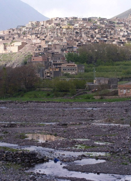 moroc306: Morocco / Maroc - Imlil: view of the town - photo by J.Kaman - (c) Travel-Images.com - Stock Photography agency - Image Bank