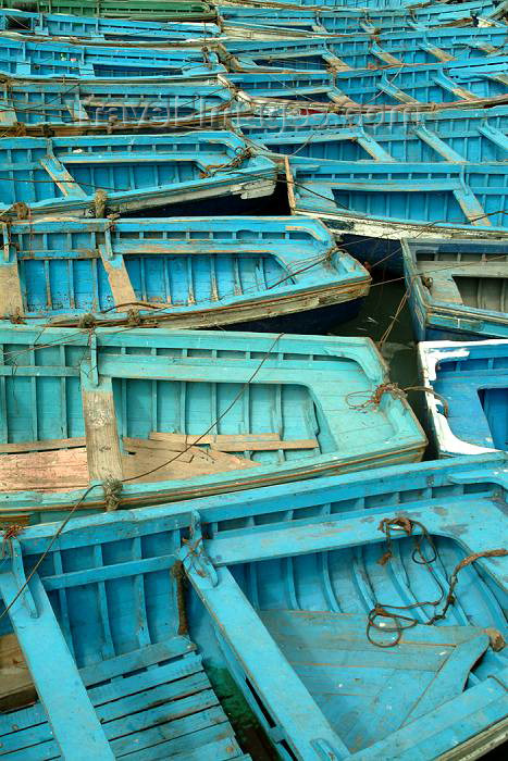 moroc325: Morocco / Maroc - Mogador / Essaouira: crowded mooring - photo by J.Banks - (c) Travel-Images.com - Stock Photography agency - Image Bank