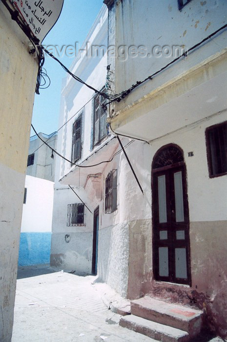 moroc35: Morocco / Maroc - Tangier / Tanger: façades in the Medina - photo by M.Torres - (c) Travel-Images.com - Stock Photography agency - Image Bank