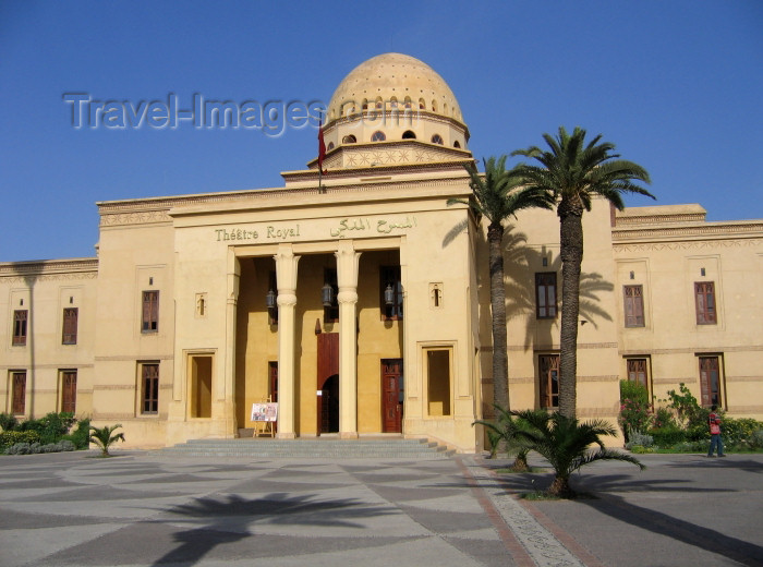 moroc376:   Morocco / Maroc - Marrakesh / Marrakech: the opera house / l'opera / Opernhaus in Marrakesch / Théâtre Royal - Ville Nouvelle - photo by Abdel - (c) Travel-Images.com - Stock Photography agency - Image Bank