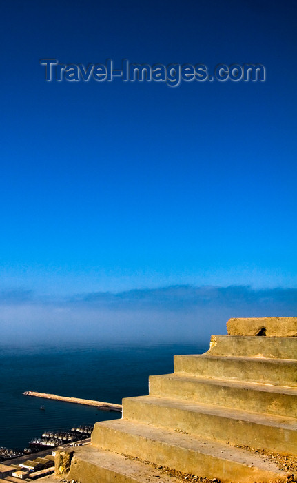 moroc384: Morocco - Agadir: Medina - stairs - view towards the sea - photo by M.Ricci - (c) Travel-Images.com - Stock Photography agency - Image Bank