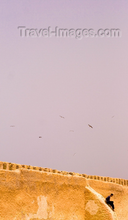 moroc409: Morocco - Essaouira: ramparts and sky - photo by M.Ricci - (c) Travel-Images.com - Stock Photography agency - Image Bank