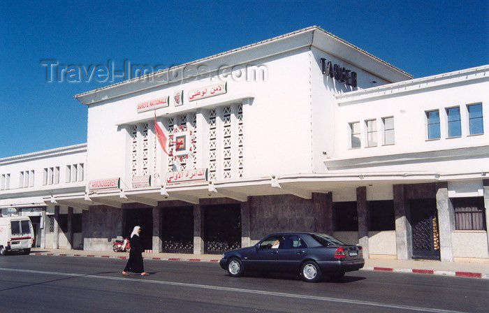 moroc41: Morocco / Maroc - Tangier / Tanger: the former Train Station - now the Police Station - photo by M.Torres - (c) Travel-Images.com - Stock Photography agency - Image Bank