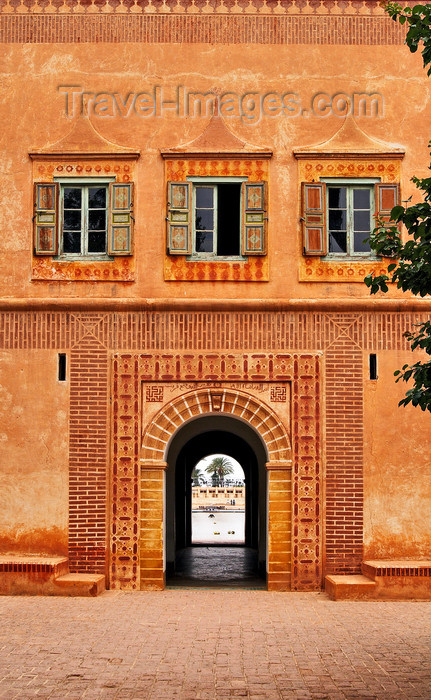 moroc428: Morocco - Marrakech: entrance to the Menara gardens, built under Abd al-Mu'min, first Amir of the Almohad Empire - photo by M.Ricci - (c) Travel-Images.com - Stock Photography agency - Image Bank