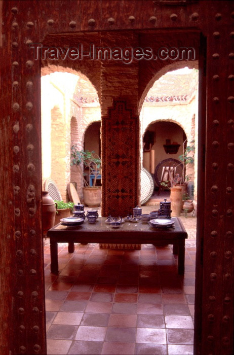 moroc48: Morocco / Maroc - Agadir: table - Medina - photo by F.Rigaud - (c) Travel-Images.com - Stock Photography agency - Image Bank