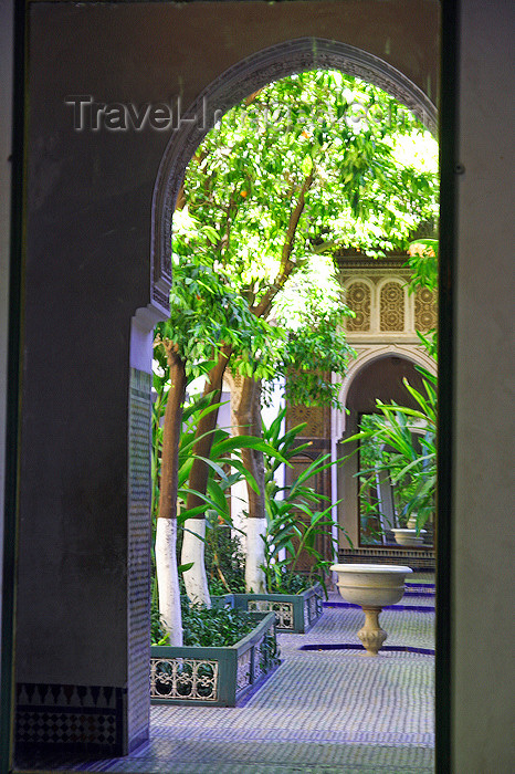 moroc497: Marrakesh - Morocco: Bahia palace - Palais de la Bahia - photo by Sandia - (c) Travel-Images.com - Stock Photography agency - Image Bank