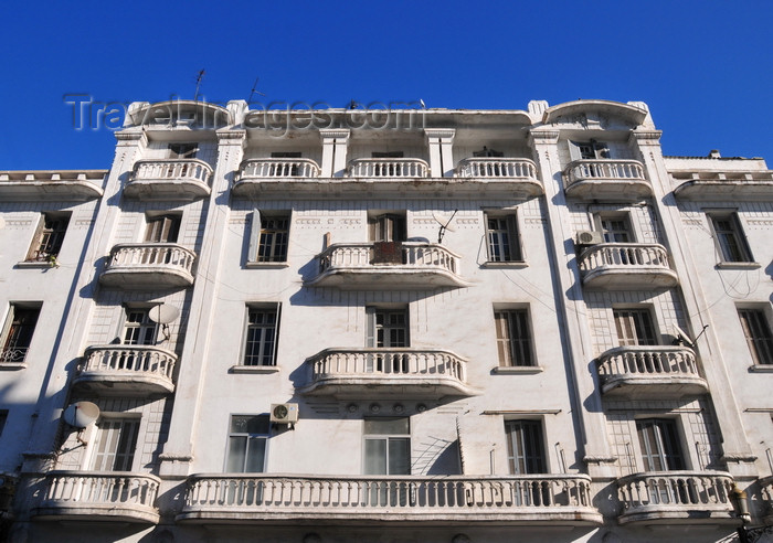 moroc517: Casablanca, Morocco: art deco façade - Blvd Mohammed V - photo by M.Torres - (c) Travel-Images.com - Stock Photography agency - Image Bank