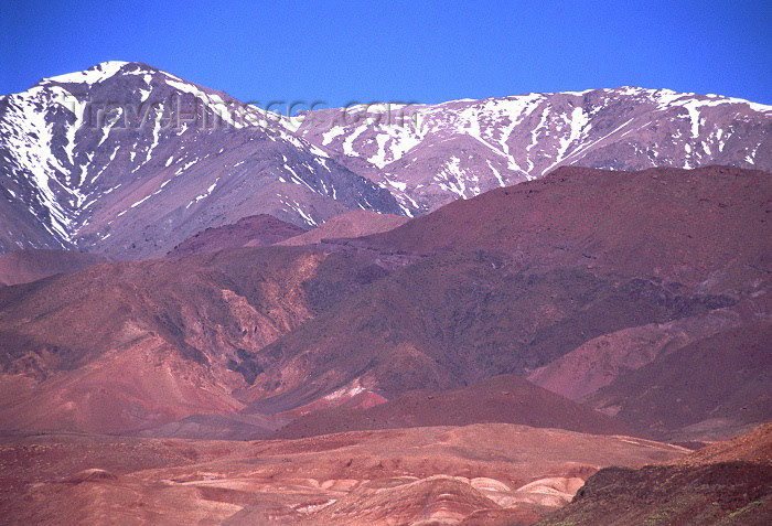 moroc52: Morocco / Maroc - Atlas mountains - snow in North Africa - photo by F.Rigaud - (c) Travel-Images.com - Stock Photography agency - Image Bank