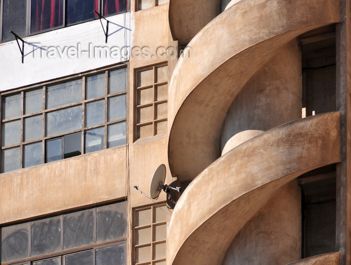 moroc529: Casablanca, Morocco: spiral - Blvd Mohammed V - photo by M.Torres - (c) Travel-Images.com - Stock Photography agency - Image Bank