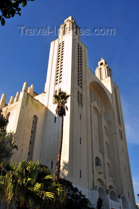 moroc548: Casablanca, Morocco: Cathédrale du Sacré-Cœur - mixture of Gothic and Art Deco styles by architect Paul Tournon - photo by M.Torres - (c) Travel-Images.com - Stock Photography agency - Image Bank