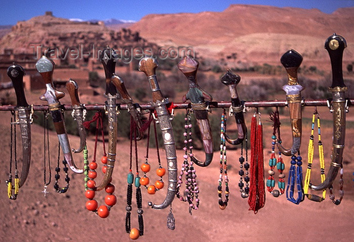 moroc56: Morocco / Maroc - Benhaddou: berber daggers of the Glaoui tribe - photo by F.Rigaud - (c) Travel-Images.com - Stock Photography agency - Image Bank